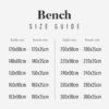 Bench Size Guide Full-Length