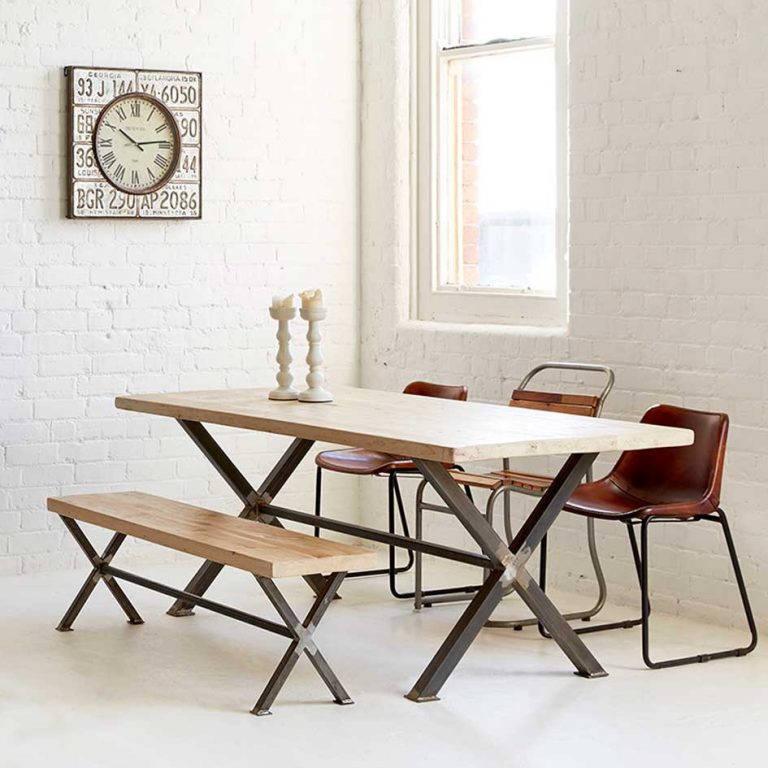 X Frame Dining Table Heyl Interiors