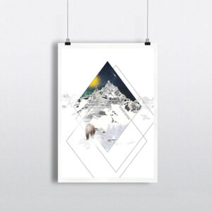 Mountain Night Print