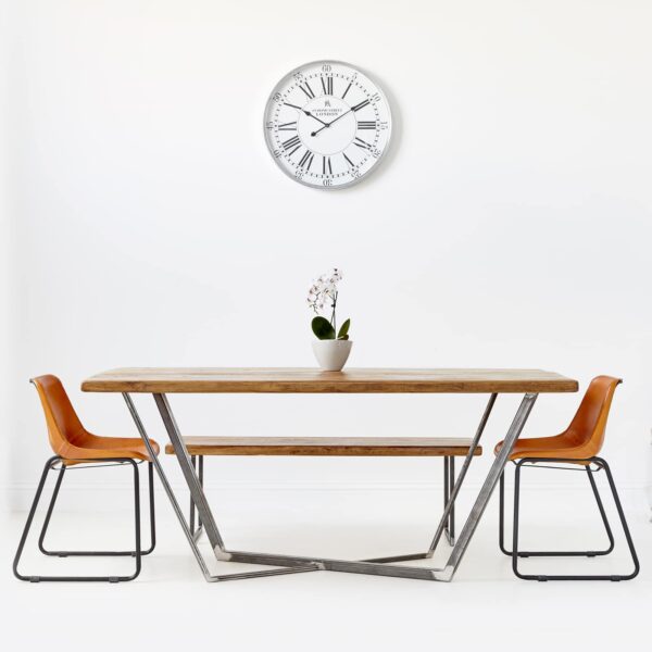 Brown Vintage Leather Bucket Chair Heyl Interiors