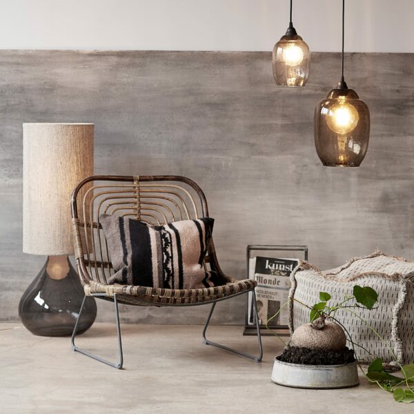 Heyl Lampshade - Vase - Smoked Grey